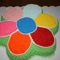 Daisy Scout I made this cake for my daughter's Daisy Scout troop. I did the petals they were earning.