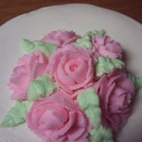 My Sencond Cake Course 1 And My Very First Rose! all my pictures of the entire cake came out fuzzy. while this cake isn't as nice as I would have hoped it been, it is my very first...