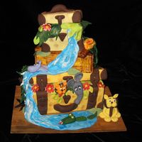 Jungle Cake This has been a very busy week end, between the Fairy cake and this one. I took a class on Saturday from Susan Carberry, she is amazing and...