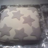 Stars My first attempt at fondant