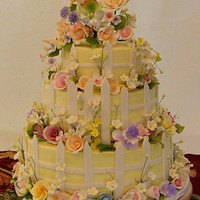 75Th Birthday Cake I made this 2 years ago for a lovely lady who turned 75. 6, 8, & 10 inch vanilla cake with chocolate buttercream filling, frosted with...