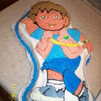 Go Deigo Go! I will never do this cake again!!! It was a nightmare (to me, I like simple) but my nephew loved it so I guess it was worth it. Not my best...