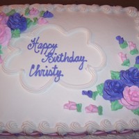 Sheet Cake simple birthday cake