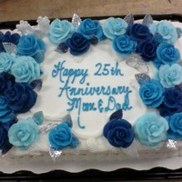 25 Th Anniversary Cake 