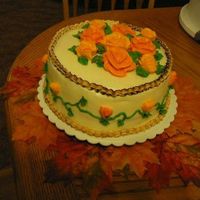 Unitedwaycake.jpg Auction cake before wrapping, all creamcheese.buttercream