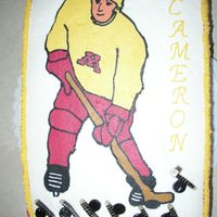Mn Gopher Hockey My son LOVES MN Gopher Hockey so....this was the cake he requested