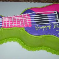 Hannah Montana Guitar Niece asked for Hannah Montana Guitar. Thanks to all teh inspiration and ideas from fellow CCers.