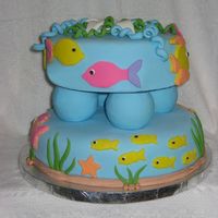 Fishy Birthday Cake I made this for my daughter's 2nd birthday. She has a fascination with fish. Unfortunately I ran out of time and oomph so it wasn'...