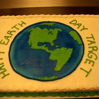 Earth Day Eart Day cake for the comapany Target