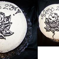 My Brothers 23Rd Birthday This cake was inspired by the tattoo that my brother has on his arm.