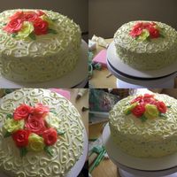 For My Grandma I made this cake for my grandma before she left to go back to Arizona!