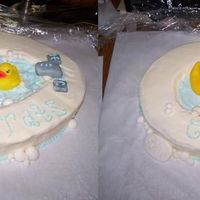 Shandra's Baby Shower This cake was inspired by someone else's design. It looks simple but I had a bit of a hard time with the faucet. It kept leaning over...