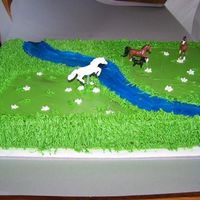 Horse Birthday Cake I made this cake for my niece's second birthday.