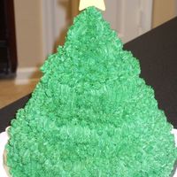 Christmas Tree Cake here's my attempt at a christmas tree cake!it's a 4 tier cake -- 8", 6", 4", and cupcake (top tier). chocolate...