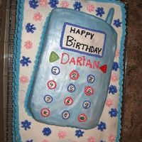 Cell Phone top done with MMF bottom done in buttercream