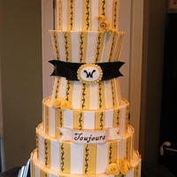 Always, My Love This is the cake I entered in the Austin "That Takes the Cake" show reworked a bit for an event I had 2 weeks later. The concave...