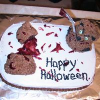 Psycho Bear It's Halloween and this little teddy couldn't take it anymore!