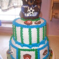 Imported_Photos_00017.jpg BUTTERCREAM AND THE SPORTS BALLS ARE CANDIES this cake is inspired by cake a cake here on this site im bad about not getting whos it was...