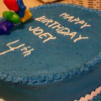 Joey's Birthday This was my first order. It was for my co-workers son. This has to be the most simple cake order I will ever had. All he wanted was for the...