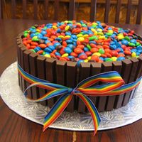 Candy Barrel/ Kit Kat Cake Here is my version of the famous candy barrel cake!