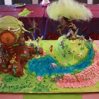 Fairyland Fairyland with spun sugar pixie dust tree.