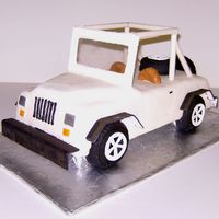 Jeep Cake Cake we made last week for a jeep lover. You can see all our cakes at http://kuttspastries.tripod.com