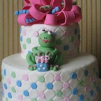 Girly Frog Birthday For a 2 y/o's birthday party. Modelled after the invitation.