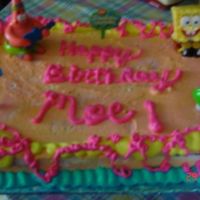 Sponge Bob Whipped cream icing..