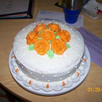 Final Cake Course I I had so much fun, course II starts next week, WHOO WHOO!!!