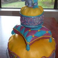 Elephant Pillows Loved making this cake! Borrowed the coolest, most-realistic looking elephant toy I've ever seen from my son's pre-school as a...