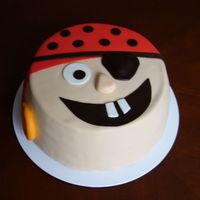 Pirate Cake One of the easiest cakes ever! I needed a small, very quick pirate cake for a 7-year old&acirc;s birthday, searched the galleries and...