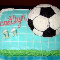 Caitlyn's Soccer Cake 