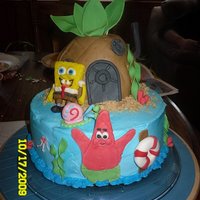 Spongebob Birthday Cake 