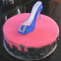Sex And The City Cake Sex and the City cake with Gumpaste Manolo
