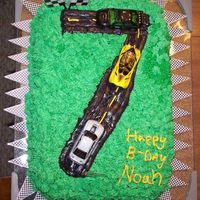 Race Car Well this is the cake that started the OBSESSION!!!! I ran across this pic and thought I'd share. I was for my son's birthday and...