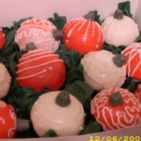 Ornament Cupcakes I made these for a silent auction/dessert decorating contest at work to raise money for Operation School Bell and won! I also got an order...