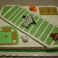 Referee Cake Made the ref shirt from gp and tried to paint on the stripes. Didn't work like I was expecting, but turned out ok I guess.