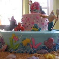Little Mermaid Ariel Birthday Cake 