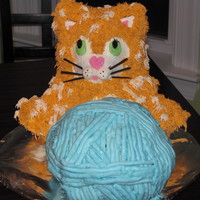 Cat And Yarn 