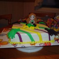 Bratz Birthday Cake Made this for dd's birthday party. Did not come out at all like I wanted. We lost power as I was starting to decorate so it was done...