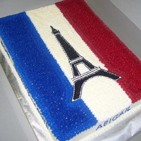 Eiffel Tower I started star tipping at night but got too tired. I had to finish the next morning, so my red 2 different shades only because it didn'...