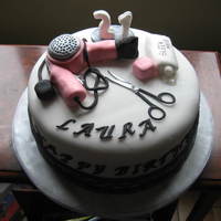 Birthday Cake For A Trainee Hairdresser 