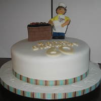 Bbq Themed Birthday Cake 