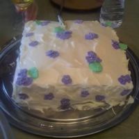 Violets violets cake