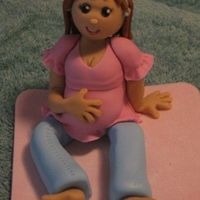 Expectant Mommy I wanted to practice for a cake order I have coming up for a baby shower and I purchased and used Aine2's wonderful tutorial and just...