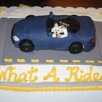 Bmw Z4 70Th Birthday Cake Ordered for my sister's FIL's 70th birthday. He has a beloved navy blue Z4 and the MIL gave me a terrific picutre of him in it...