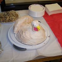 Turkey Cake This was a turkey cake I made for Thanksgiving.