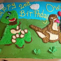 Owen's Second Birthday This was inspired by another cakecentral member...thank you: )