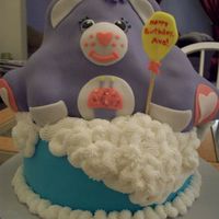 Ava's Birthday Bear This was my second try at this carebear cake. It still has some issues, but it turned out much better than the first one!