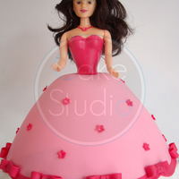 Doll Cake, Sweet And Pink 